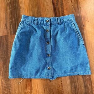 Vintage Denim Skirt